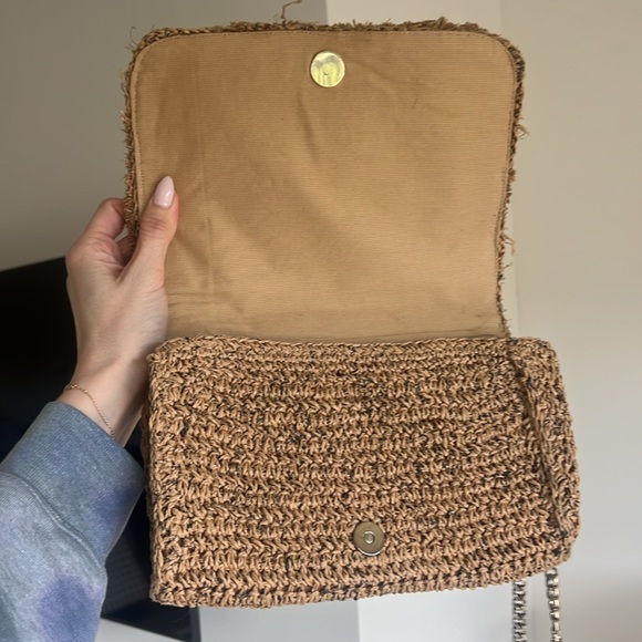 Zara strawberry straw raffia clutch bag - Picture 8 of 11